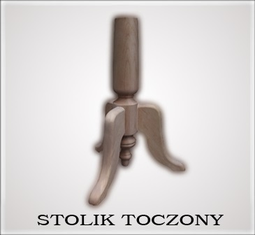 stolik toczony